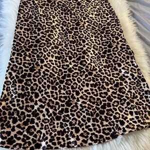 NY Company Animal prinr midi Skirt Size L